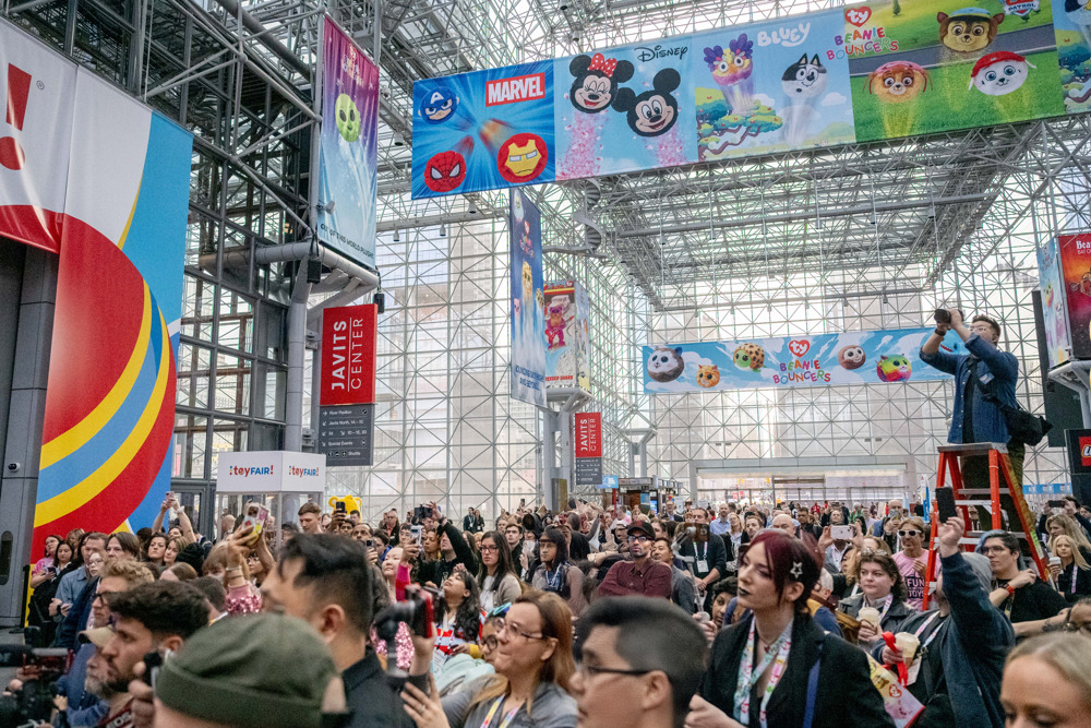 Toy Fair Opening Day Crowd