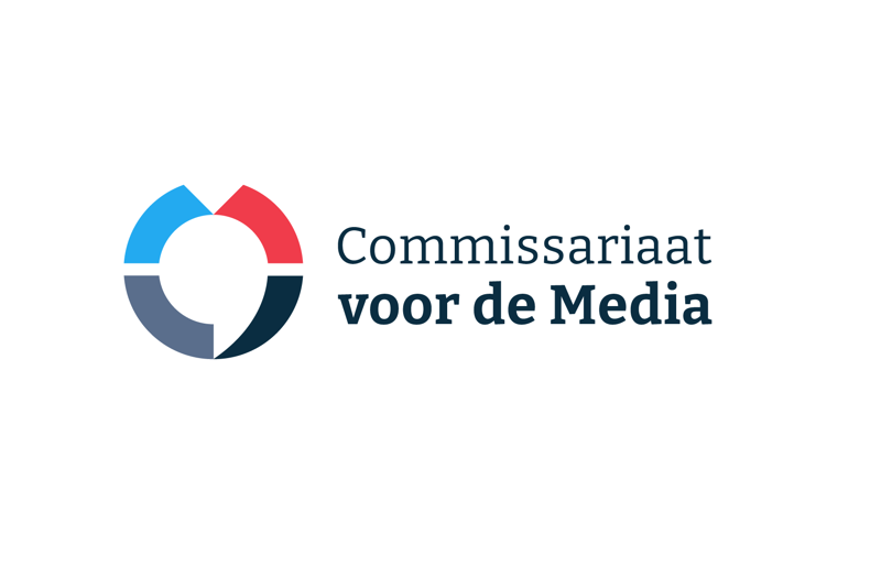 Commissariaat voor de media - logo - witruimte